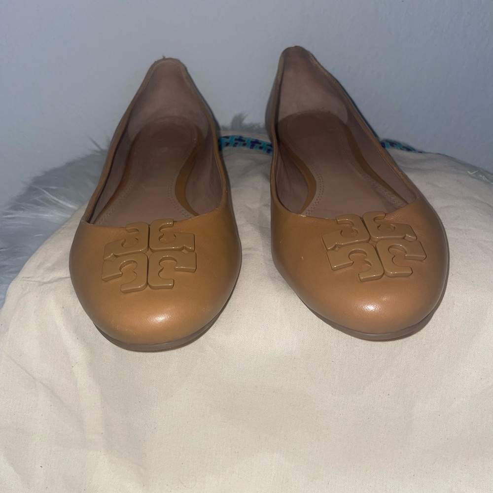 Tory Burch Camel Loafers